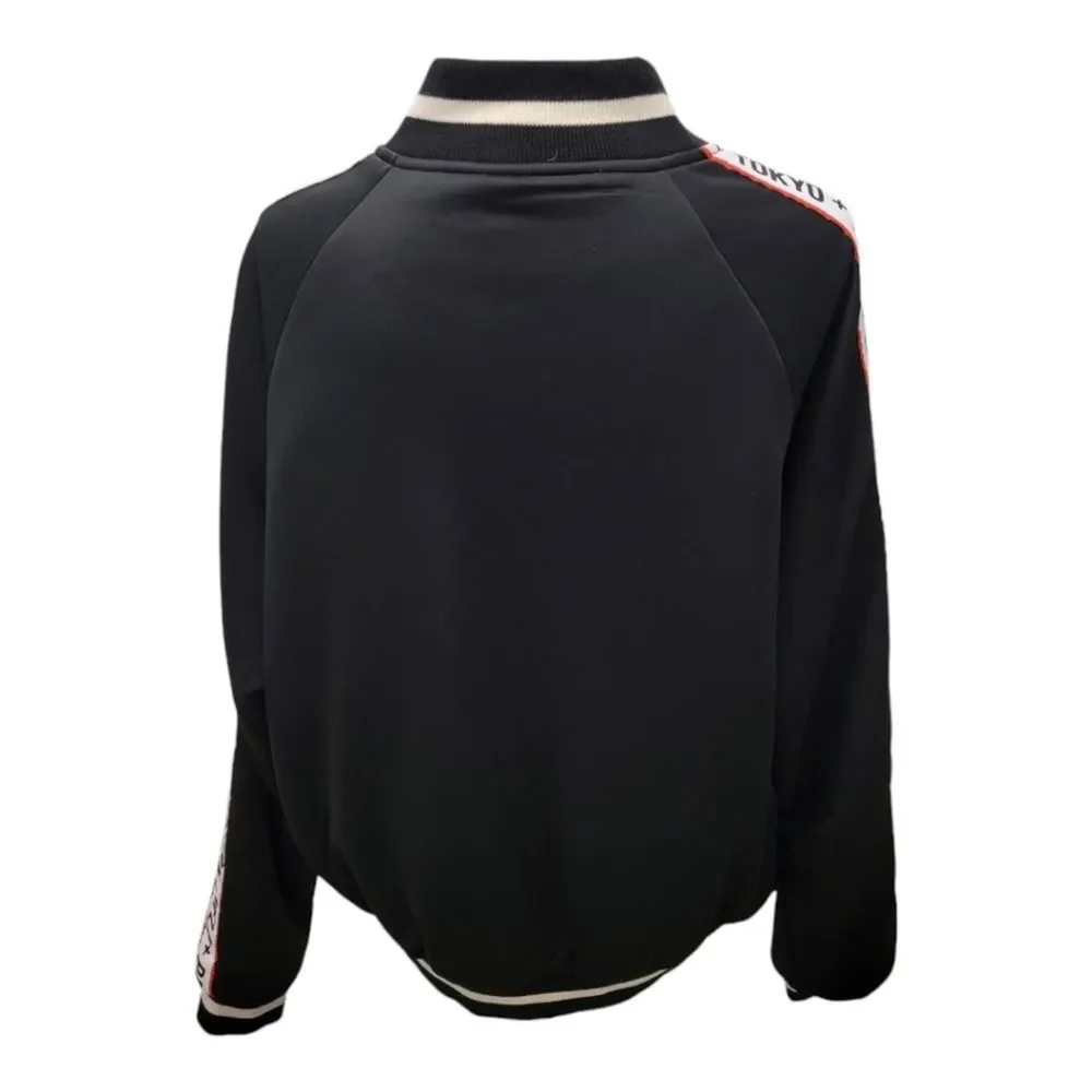 Homme + Femme LA Unisex 2XL Jacket Black Track Bomber Men Street Wear Unisex